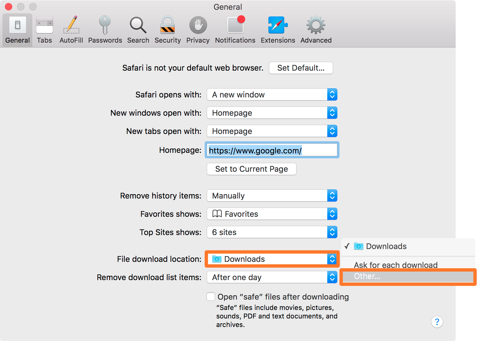 change data file for email account mac mail